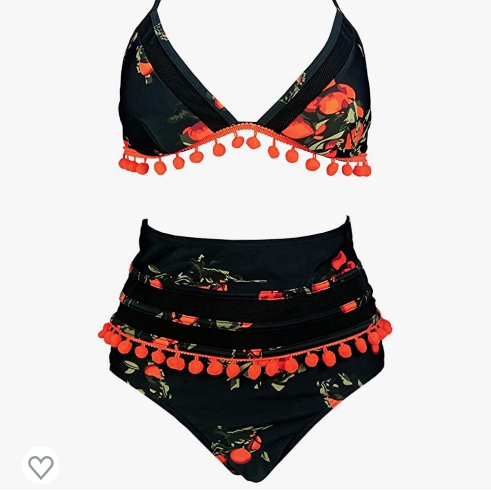 Bikini Set: High Wast/Halter Top